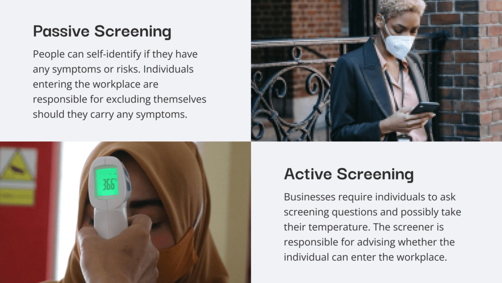 Passive and Active Screening